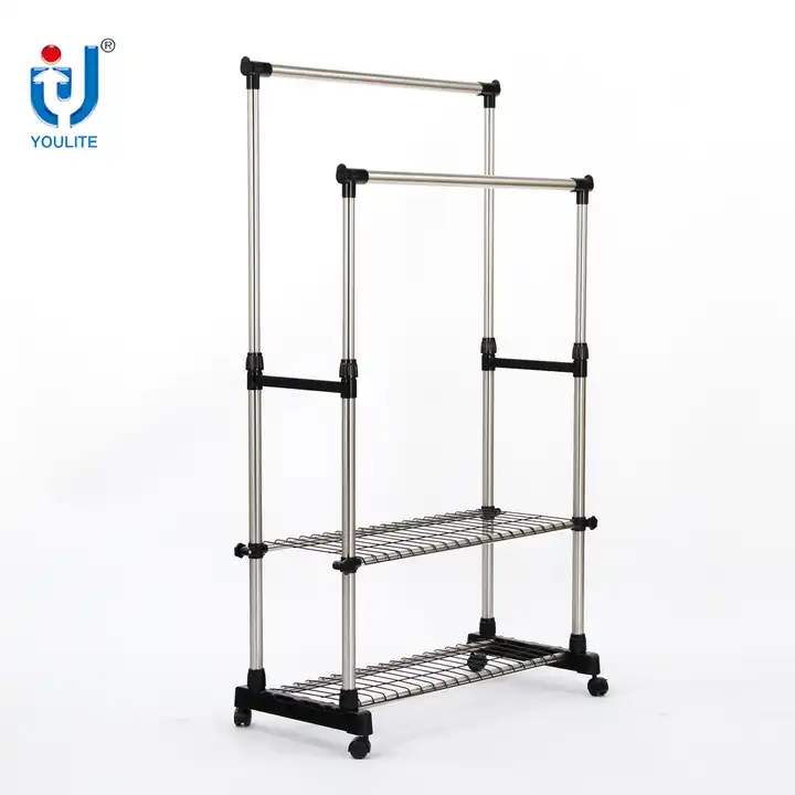 Garment Rack Double Pole