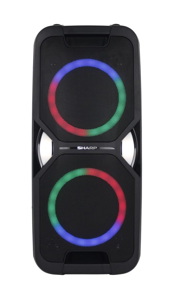 SHARP 45W RMS Portable Rechargeable Bluetooth Party Speaker with Free Microphone - PS-925 - Image 2