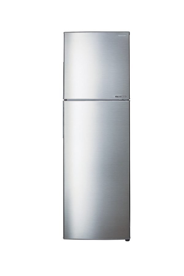 SHARP 278L/224L A++ Inverter Top Mount No Frost Silver Fridge - SJ-S330-SS - Last on Display