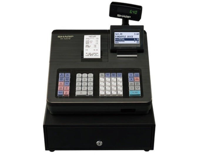 SHARP Electronic Cash Register - XE-A217 + 2x FREE Thermal Paper Rolls - Promo Till Until stock last