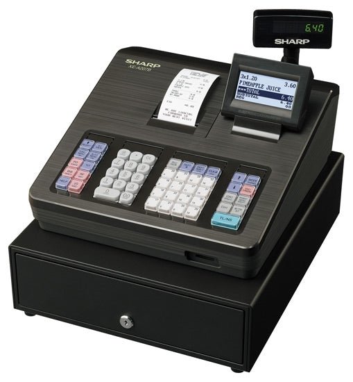 SHARP Mid Level Electronic Cash Register- XE-A207 + 2 x FREE Thermal Paper Rolls - Promo Until stock last - Image 2