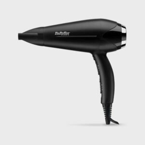 BABYLISS HAIR DRYER TURBO SMOOTH 2200 BLACK/SILVER CHROME