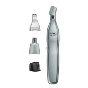 Wahl Men’s Nose Hair Trimmer, for Eyebrows, Neckline, Nose & Ear Hair, Precision Detail Trimming with Interchangeable Heads